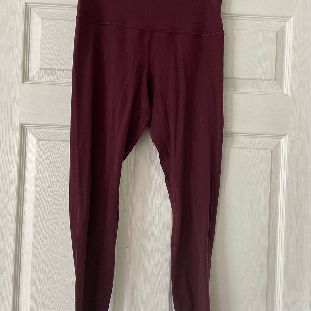 Lululemon align leggings 25” size:10 color:cassis